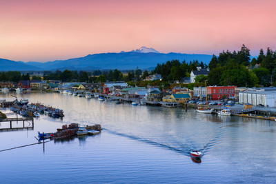 Sunset over the Swinomish Channel