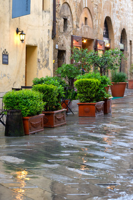 Rainfall in Tuscany